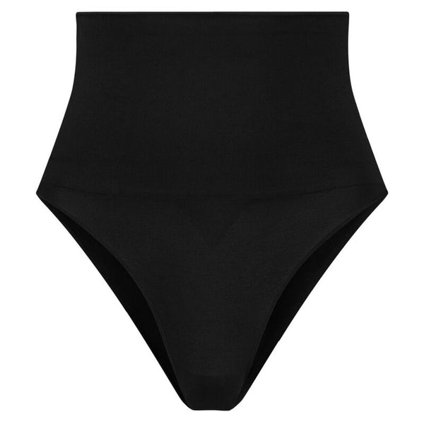 BYE-BRA - FAJA SIN COSTURAS ESTILO TANGA NEGRO TALLA S