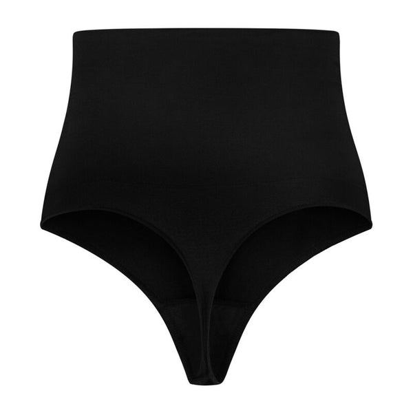 BYE-BRA - FAJA SIN COSTURAS ESTILO TANGA NEGRO TALLA S