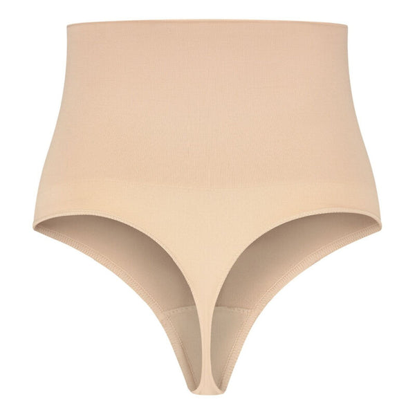 BYE-BRA - FAJA SIN COSTURAS ESTILO TANGA NEGRO TALLA S