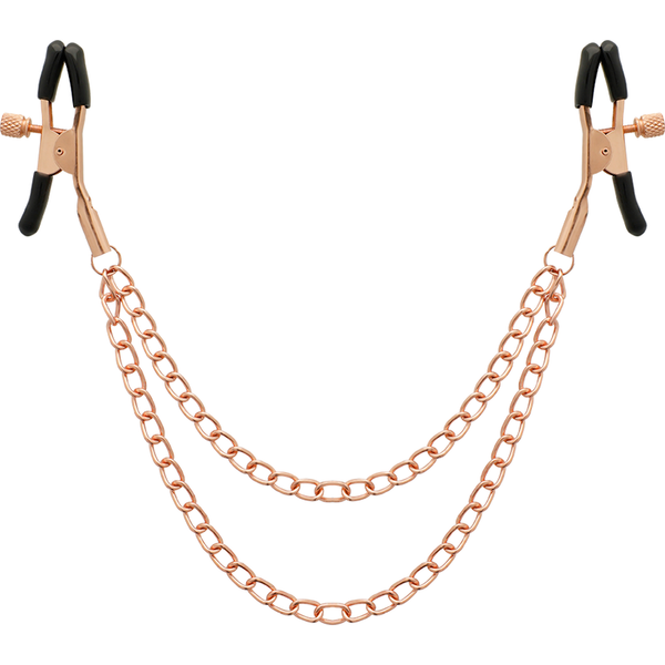 COQUETTE CHIC DESIRE - FANTASY PINZAS METALICAS PEZONES CON CADENA