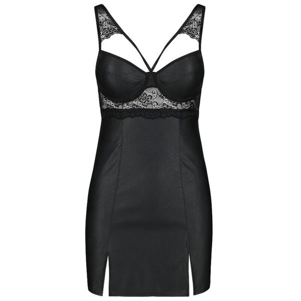PASSION - LOONA CHEMISE CUERO ECOLOGICO S/M