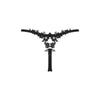 OBSESSIVE - CELIA NOIR TANGA XS/S