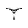 OBSESSIVE - CELIA NOIR CROTCHLESS TANGA XS/S