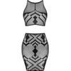 OBSESSIVE - K101 TOP & FALDA S/M/L
