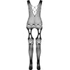 PASSION - BS099 BODYSTOCKING NEGRO TALLA UNICA