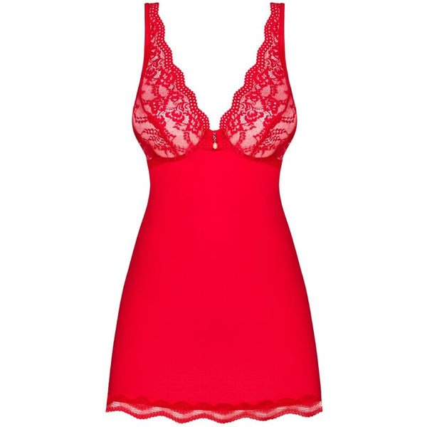 OBSESSIVE - LUVAE BABYDOLL & TANGA ROJO S/M