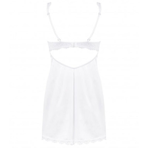 OBSESSIVE - AMOR BLANCO CHEMISE & TANGA BLANCO S/M