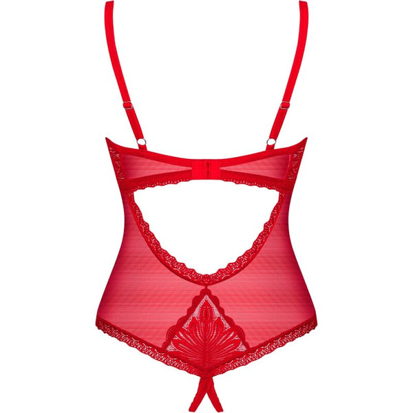 OBSESSIVE - CHILISA CROTCHLESS TEDDY XS/S