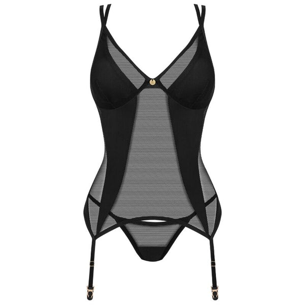 OBSESSIVE - NESARI CORSET & TANGA XS/S