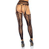 LEG AVENUE - MEDIAS SIN PIE CON LIGUERO TALLA UNICA