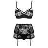 OBSESSIVE - PEONESIA SET TRES PIEZAS S/M