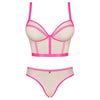 OBSESSIVE - NUDELIA SET DOS PIEZAS ROSA S/M