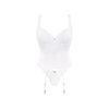 OBSESSIVE - AMOR BLANCO CORSET Y TANGA S/M