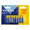 VARTA - LONGLIFE POWER PILA ALCALINA AAA LR03 BLISTER*10