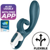 SATISFYER - HUG ME VIBRADOR RABBIT APP ROSA