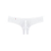 OBSESSIVE - ALABASTRA TANGA CROTCHLESS BLANCO S/M