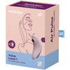 SATISFYER - VULVA LOVER 1 ESTIMULADOR Y VIBRADOR VIOLETA