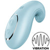 SATISFYER - DIPPING DELIGHT VIBRADOR LAY-ON AZUL