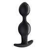 FUN FACTORY - B BALLS DUO ANAL PLUG WITH MOTION GREY NEGRO