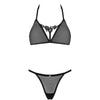 OBSESSIVE - CELIA NOIR SET 2 PIEZAS XS/S