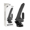 BASECOCK - VIBRADOR REALISTICO CONTROL REMOTO NATURAL CON TESTICULOS 20 CM -O- 4 CM