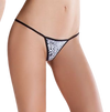 PASSION - EROTIC LINE TANGA BLANCO TALLA UNICA ESTAMPADO ANIMAL