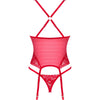 OBSESSIVE - LACELOVE CORSET ROJO XS/S