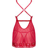 OBSESSIVE - LACELOVE BABYDOLL & TANGA ROJO XS/S