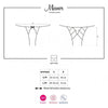 OBSESSIVE - MIAMOR PANTIES CROTCHLESS S/M