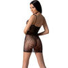 PASSION - BS096 BODYSTOCKING NEGRO TALLA UNICA