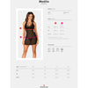 OBSESSIVE - MEDILLA CHEMISE & TANGA XS/S