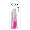 KING COCK - CLEAR PENE REALISTICO 19.7 CM ROSA