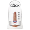 KING COCK - PENE REALISTICO 12 CM CARAMELO