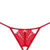 OBSESSIVE - INGRIDIA TANGA CROTCHLESS ROJO M/L