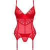 OBSESSIVE - INGRIDIA CORSET & TANGA ROJO XS/S