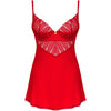 OBSESSIVE - INGRIDIA CHEMISE & TANGA ROJO XS/S