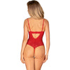 OBSESSIVE - INGRIDIA CROTCHLESS TEDDY ROJO XS/S