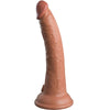 KING COCK - ELITE DILDO REALISTICO SILICONA 17.8 CM CARAMELO