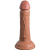 KING COCK - ELITE DILDO REALISTICO VIBRADOR & SILICONA 15.2 CM CARAMELO