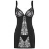 OBSESSIVE - HEARTINE CHEMISE & TANGA NEGRO S/M