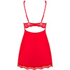 OBSESSIVE - LUVAE BABYDOLL & TANGA ROJO S/M