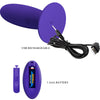 PRETTY LOVE - YOUTH PLUG ANAL VIBRADOR CONTROL REMOTO VIOLETA