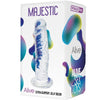 ALIVE - MAJESTIC PENE REALISTICO TRANSPARENTE 14.7 CM