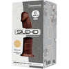 SILEXD - MODELO 2 PENE REALISTICO SILICONA PREMIUM SILEXPAN MARRON 15 CM