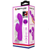 PRETTY LOVE - GLORIA VIBRADOR CONEJO RECARGABLE-IMPERMEABLE MORADO