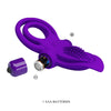PRETTY LOVE - ANILLO VIBRADOR PARA PENE MORADO