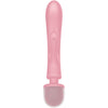 SATISFYER - TRIPLE LOVER MASAJEADOR VIBRADOR RABBIT ROSA