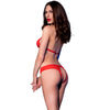 CHILIROSE - CR 4410 BODY CROTCHLESS ROJO S/M