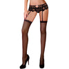 LIVCO CORSETTI FASHION - MANDIRIN LC 90529 PANTY + LIGUERO NEGRO S/M