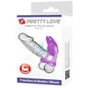 PRETTY LOVE - SILAS ANILLO VIBRADOR 7 VIBRACIONES SILICONA LILA